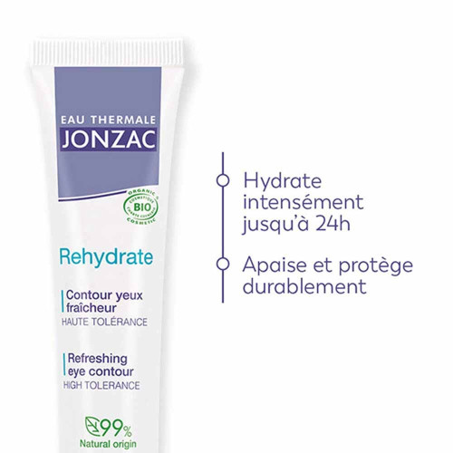 Jonzac Rehydrate Soin Contour Yeux 15ml - Apaisement Intense