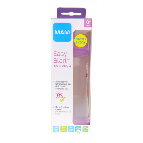 MAM Biberon anti-colique Easy Start 320 0mL-6446 MAM Biberon anti-colique Easy Start 320 0mL-6446