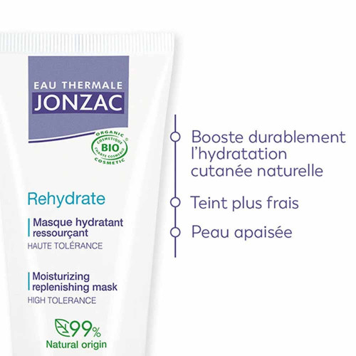 Jonzac REhydrate Masque Ressourçant 50ml - Hydratation Optimale