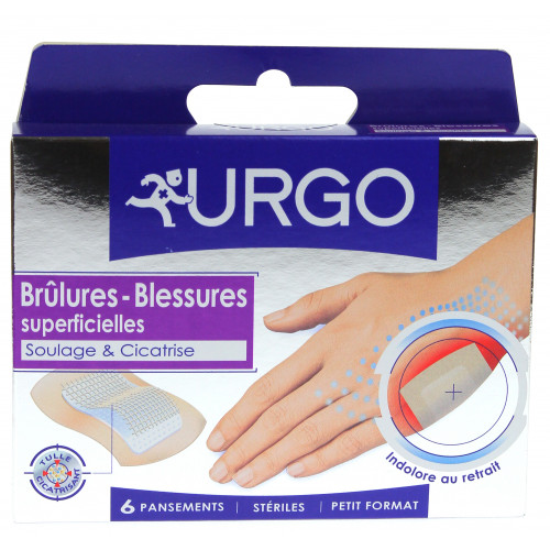 URGO Brûlures - Pansements Petits Modèles-645 URGO Brûlures - Pansements Petits Modèles-645