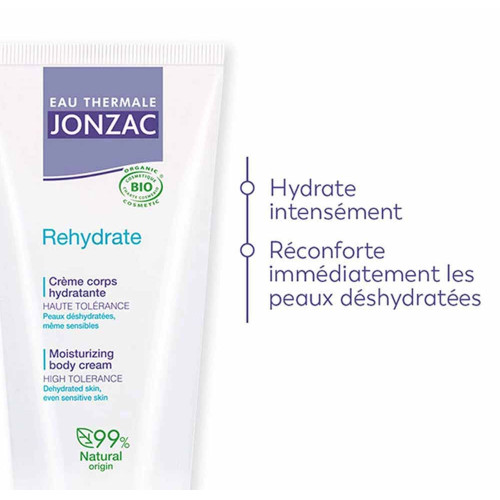 Crème Onctueuse Rehydrate Jonzac Bio 200ml - Hydratation 24h