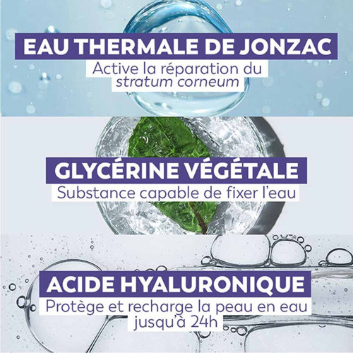 Jonzac REhydrate Gelée Fraîcheur Bio 50ml - Hydratation 24h, Peau Éclatante