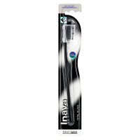 INAVA Brosse à Dents Total Black - Blanchissante et Douce