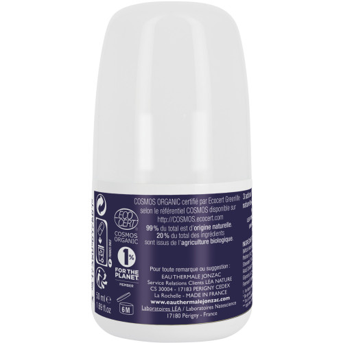 Jonzac Men Déodorant Fraîcheur Bio 50ml - Efficace 24h