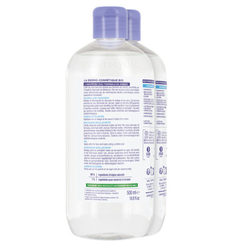 Jonzac REhydrate Eau Micellaire 2x500ml - Hydratation et Pureté