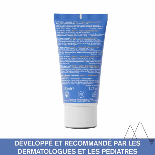 URIAGE Bébé 1ère Crème Minérale SPF50+ 50ml - Protection Ultrasensible