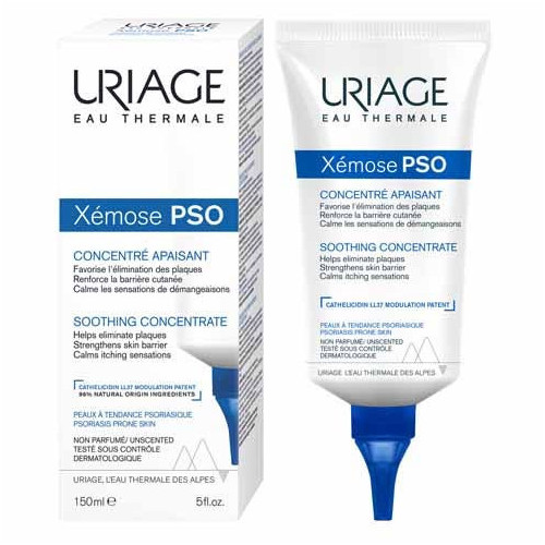 Uriage Xémose PSO 150ml - Apaisant et Renforçant, Peaux Psoriasiques