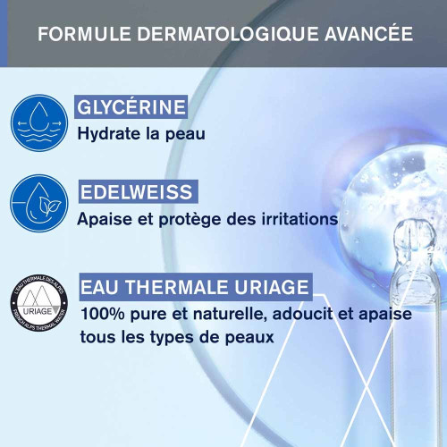 Uriage Lingettes Bébé Eau Nettoyante 70 - Douceur Naturelle