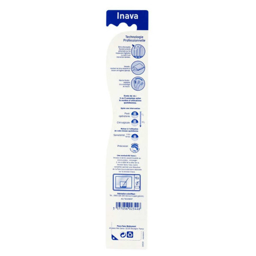 INAVA Brosse Post-opératoire 7/100 - Douceur et Hygiène Optimale