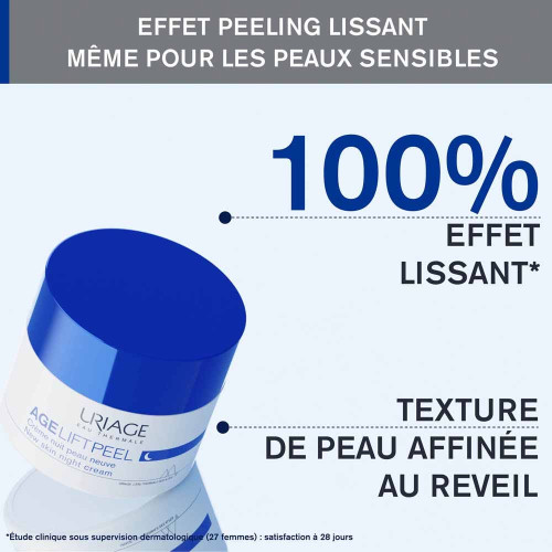Uriage Age Lift Peel Crème Nuit 50ml - Lisse et Illumine