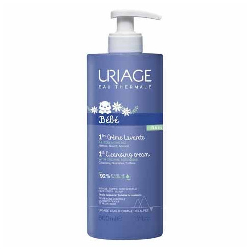 Uriage 1ère Crème Lavante Bébé 500ml - Douceur et Hydratation