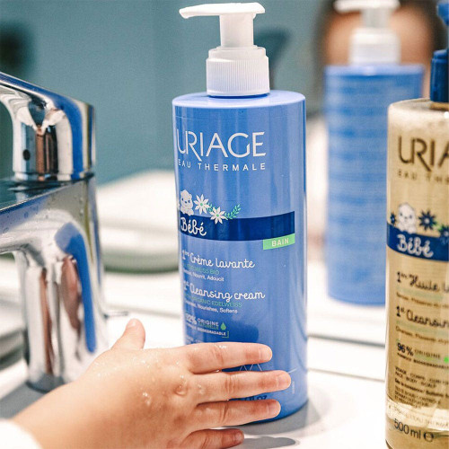 Uriage 1ère Crème Lavante Bébé 500ml - Douceur et Hydratation
