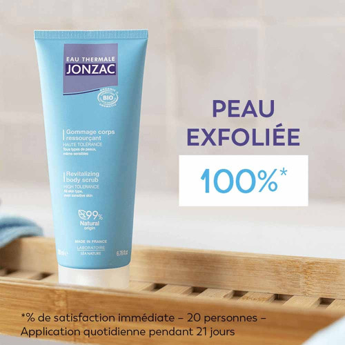 Jonzac Gommage Ressourçant Corps Bio 200ml - Exfolie en douceur