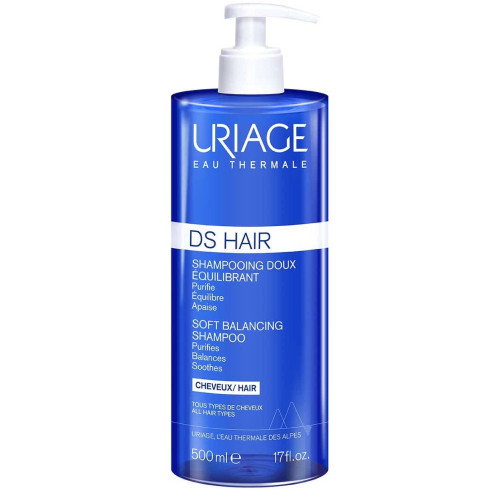 Uriage DS Hair Shampooing Doux 500ml - Purifie et Apaise