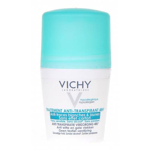 VICHY DEODORANT Anti-transiprant Anti-Traces 48H - Roll-on-6472