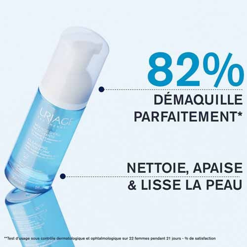 URIAGE Mousse Nettoyante 150ml - Purifie et Démaquille