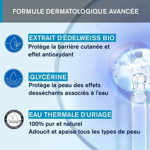 URIAGE Mousse Nettoyante 150ml - Purifie et Démaquille