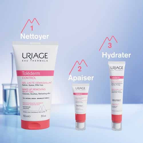 Toléderm Control Gel Lacté Démaquillant 150 ml