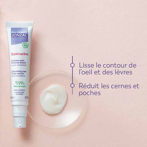 Sublimactive contour yeux et lèvres lissant Bio 15 ml
