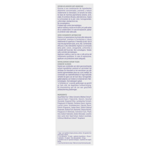 Jonzac Sérum Éclaircissant Anti-Taches 30ml Teint Uniforme