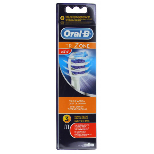 ORAL B 3 Brossettes TriZone-650 ORAL B 3 Brossettes TriZone-650