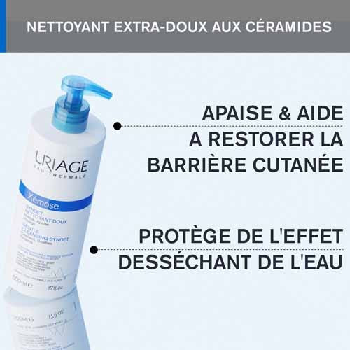 Uriage Xémose Syndet 500ml Nettoyant Doux Peaux Sèches - Pharma360