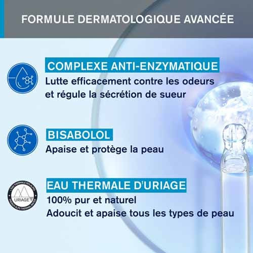 Uriage Déodorant Puissance 3 50ml Protection Peaux Sensibles Pharma360