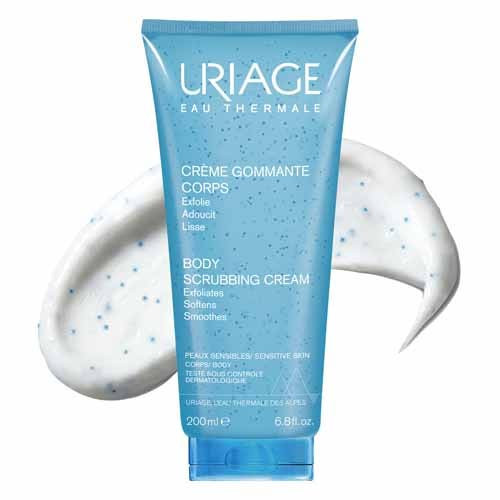 Uriage Crème Gommante Corps 200 ml Exfoliation Douce Peaux Sensibles
