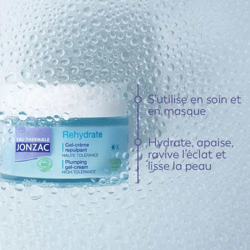 Jonzac REhydrate Gel-Crème 50ml Hydratation Éclat Peaux Sensibles