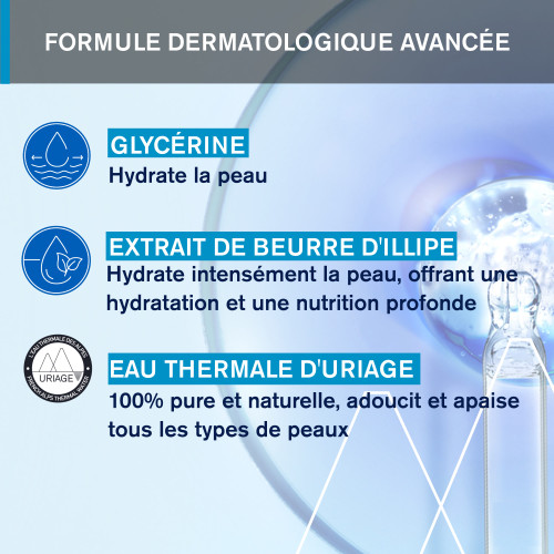 Pain Uriage surgras visage/corps : nettoyage doux & nourrissant