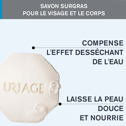 Pain Uriage surgras visage/corps : nettoyage doux & nourrissant