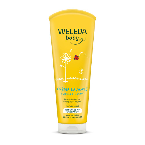 WELEDA Bébé Crème Lavante Calendula 200mL - Douceur quotidienne