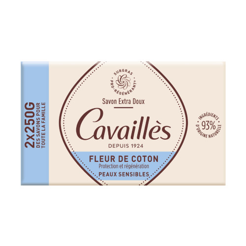 Rogé Cavaillès Savon Extra Doux 2x250g - Adoucit et Protège