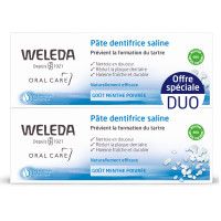 Weleda Pâte Dentifrice Saline 2x75ml - Fraîcheur et Protection Caries