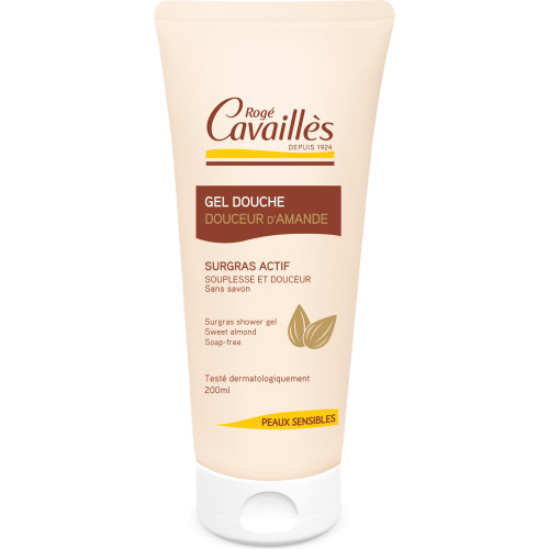 Rogé Cavailles Douche Surgras Amande Douce 200ml - Peau Douce