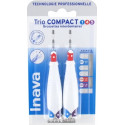 INAVA Trio Compact Brossettes Interdentaires 3pcs - Nettoyage Profond