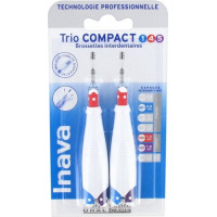 INAVA Trio Compact Brossettes Interdentaires 3pcs - Nettoyage Profond