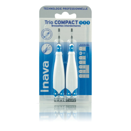 INAVA Trio Compact Brossettes Interdentaires 3x - Nettoyage Précis