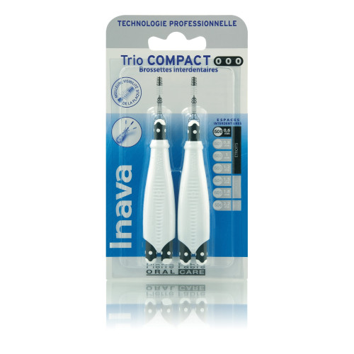 INAVA TRIO COMPAC Brossettes 6 pièces - Soins dentaires