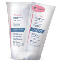 Ducray Ictyane Crème Emolliente 400ml - Confort 48h Peaux Sèches