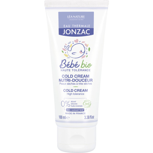 Cold Cream Jonzac Nutri-Douceur 100ml - Hydratation Intense Bébé
