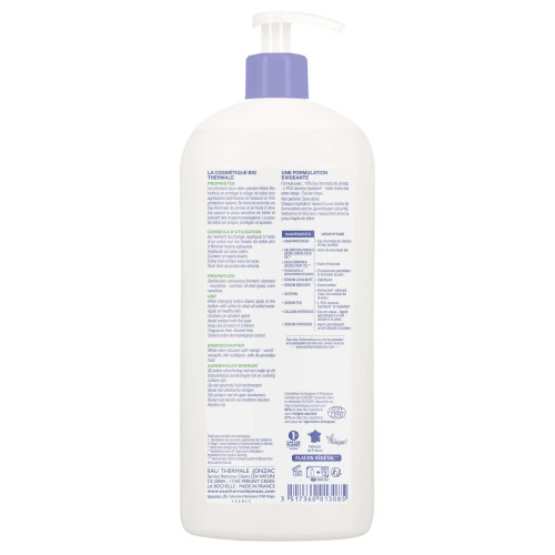 Jonzac Liniment Doux Bébé Bio 1L - Nettoie et Protège