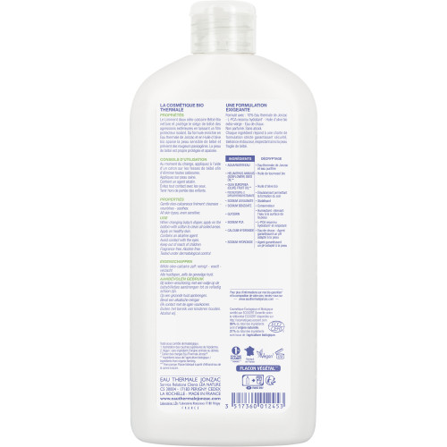 Jonzac Liniment Doux Bébé Bio 500ml - Apaise et Protège