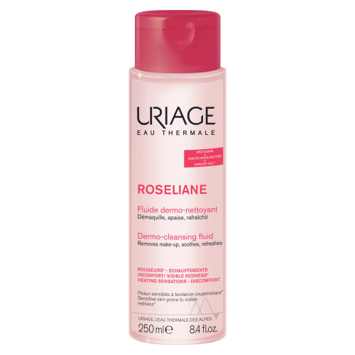 Uriage Roséliane Fluide Dermo-Nettoyant 250ml - Pureté et Fraîcheur