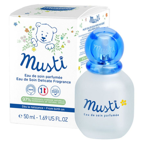 Mustela Musti Eau Soin 50ml - Parfum Bébé Hypoallergénique
