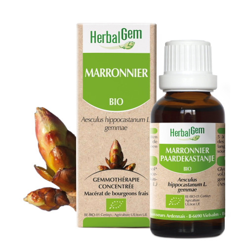HerbalGem Marronnier Bio 30ml - Circulation et Peau Saine