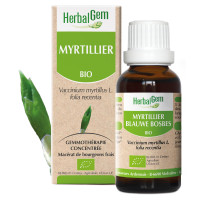 HERBALGEM Bio Myrtillier 30ml - Assimilation Sucre Protection Yeux