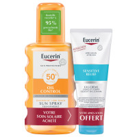 Eucerin Duo Sun Oil Control SPF50 200ml + Mini Après-Soleil Offert