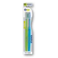 INAVA SOUPLE Brosse à Dents Lot de 2 - Douceur Quotidienne