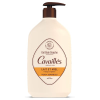 Rogé Cavaillès Gel Bain Douche 1L - Peau Sensible Lait Miel
